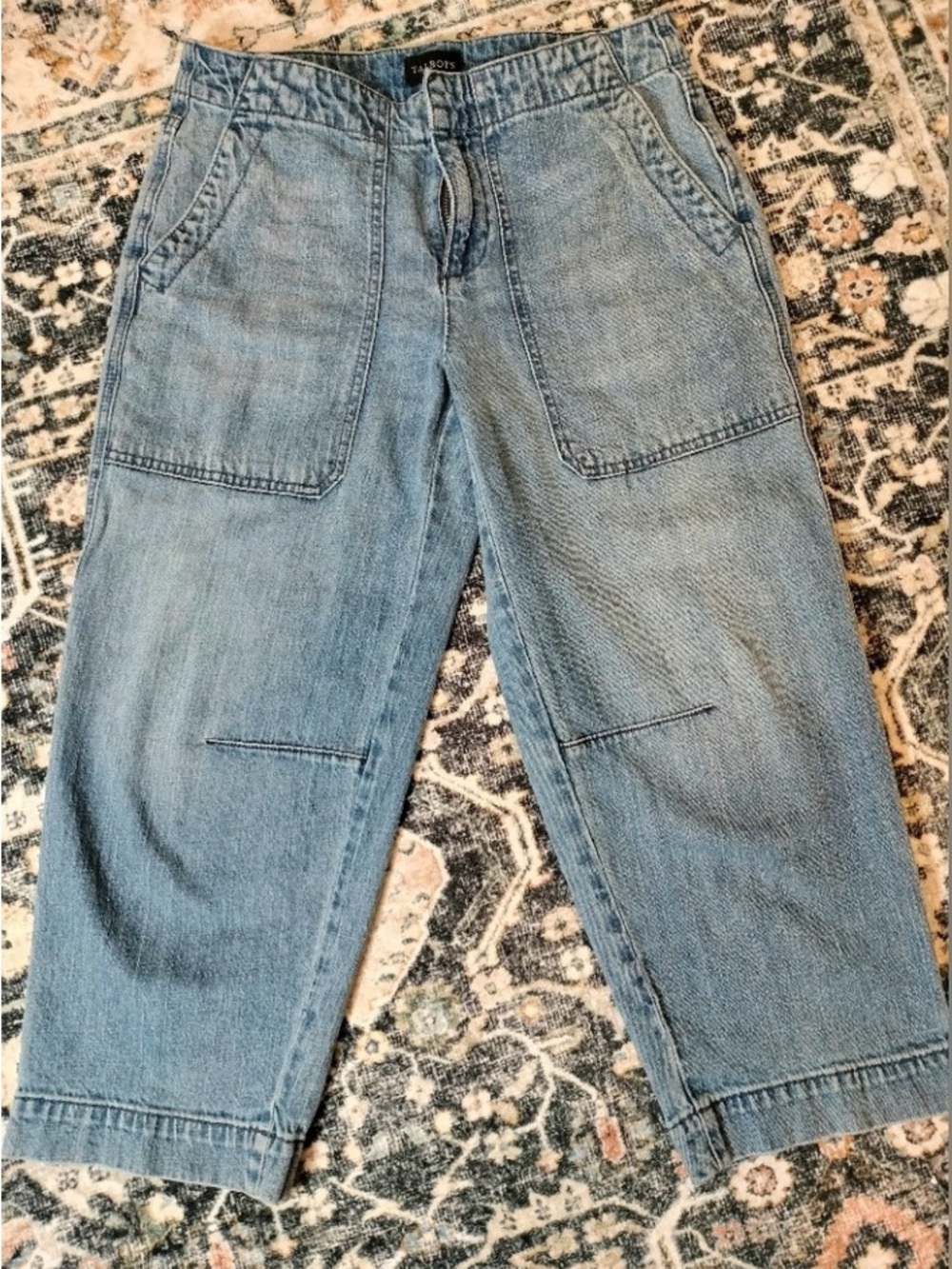 Talbots Light Blue Straight Cropped Jeans Size 2P